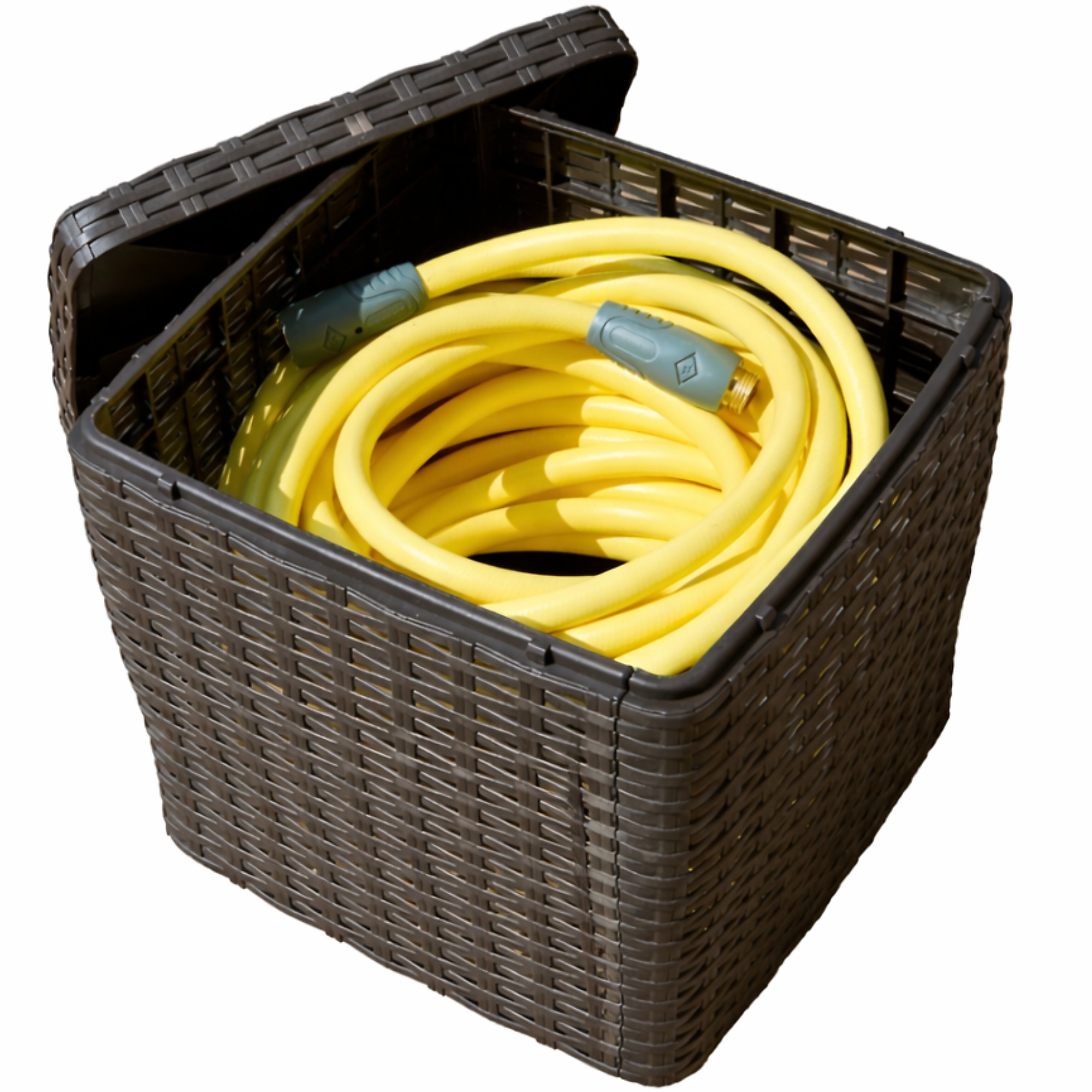 Real Hose Garden Hose Storage Box — 200ft. Capacity, Weather-Resistant, Lightweight, Model# HSC-200